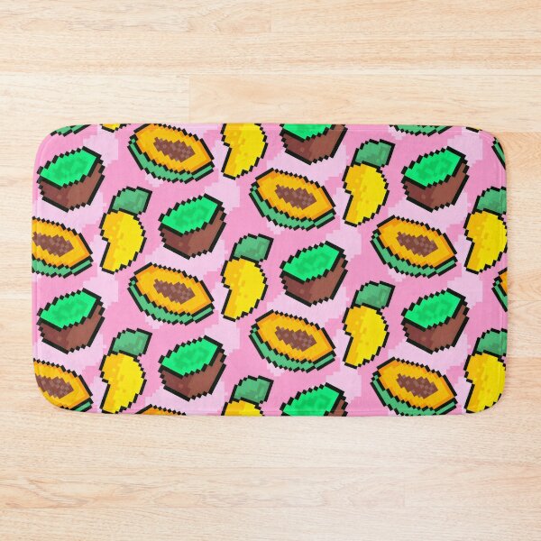 Item preview, Pixelated Tropical Fruits in Yellow Green and Red designed and sold by SplashTastic.