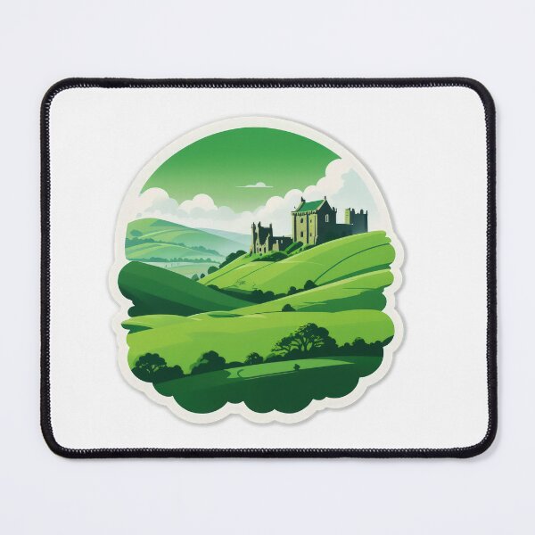 Item preview, patrick day  green landscape sticker ,saint patrick day designed and sold by Expressions-Sel.