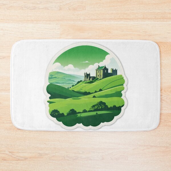 Item preview, patrick day  green landscape sticker ,saint patrick day designed and sold by Expressions-Sel.