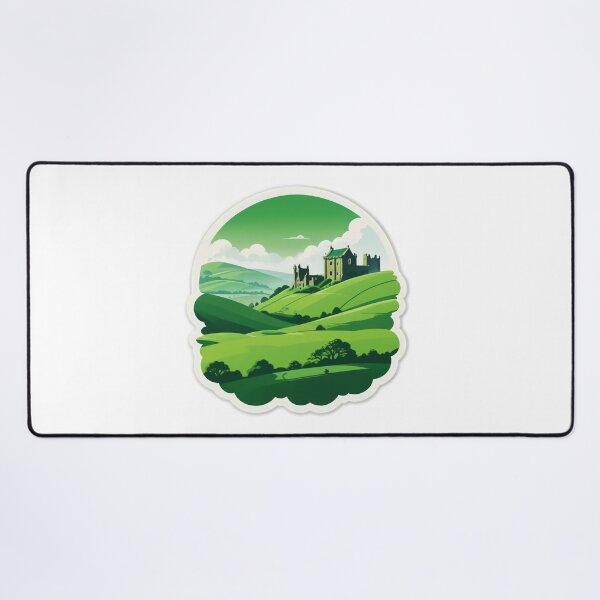 Item preview, patrick day  green landscape sticker ,saint patrick day designed and sold by Expressions-Sel.