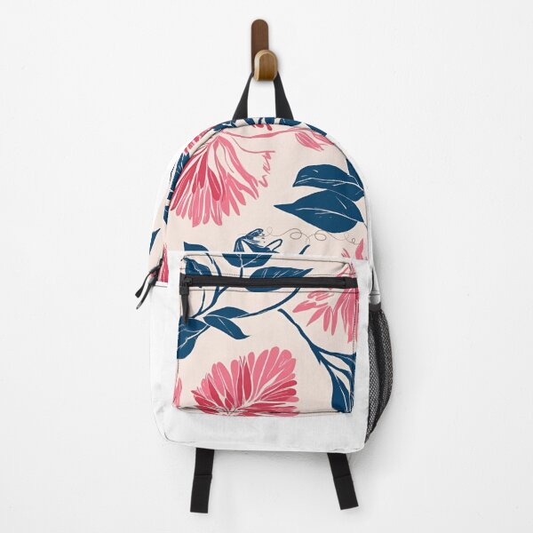 Item preview, Blue and Pink leaf artwork designed and sold by Regal-Elegances.