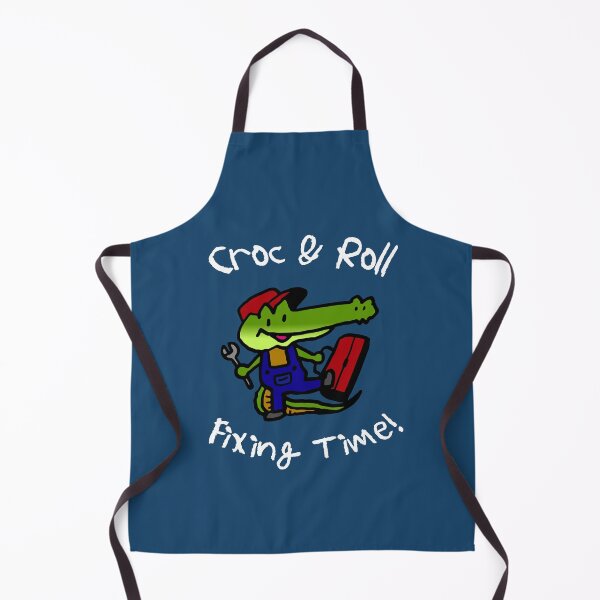 Vista previa del artículo con la obra «Croc & Roll, ¡hora de arreglarlo!», diseñado y vendido por Domibot100.