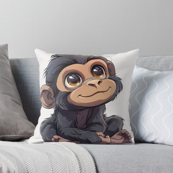 Item preview, Cute cartoon orangutans designed and sold by Stickermagician.