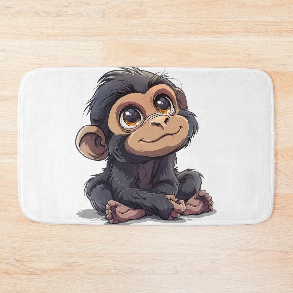 Item preview, Cute cartoon orangutans designed and sold by Stickermagician.
