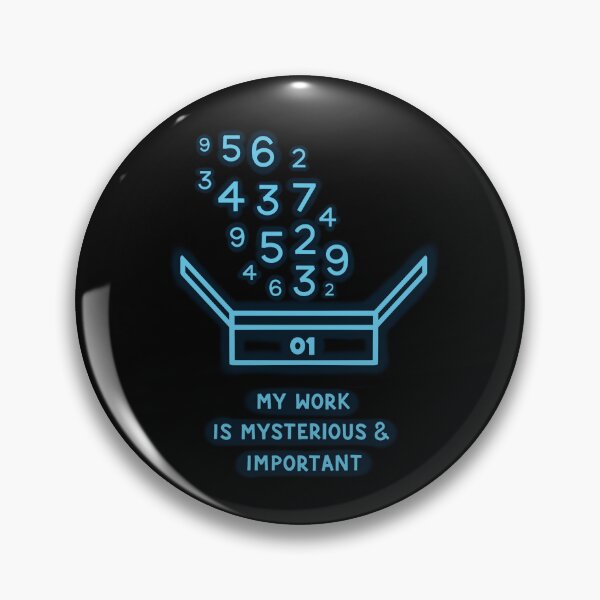 Item preview, Severance Scary Numbers: “My work is mysterious and important” designed and sold by Emdaydraws.