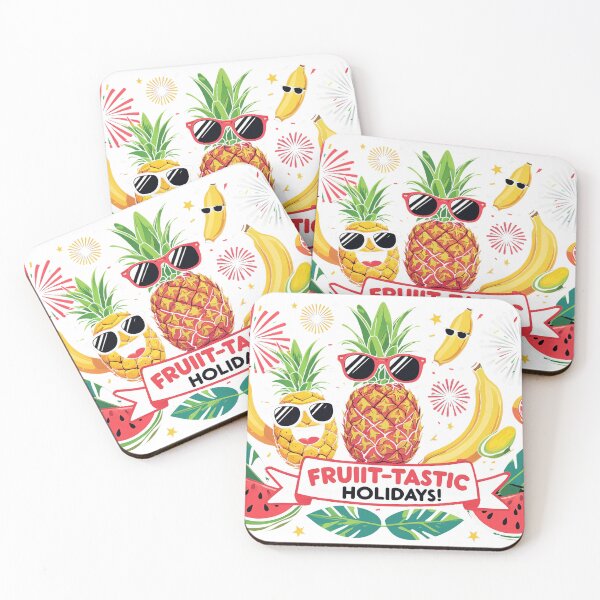 Item preview, Fruit-tastic Holidays T-Shirt – Pineapple, Banana, Watermelon & Tropical Fun designed and sold by Prithbyshop.