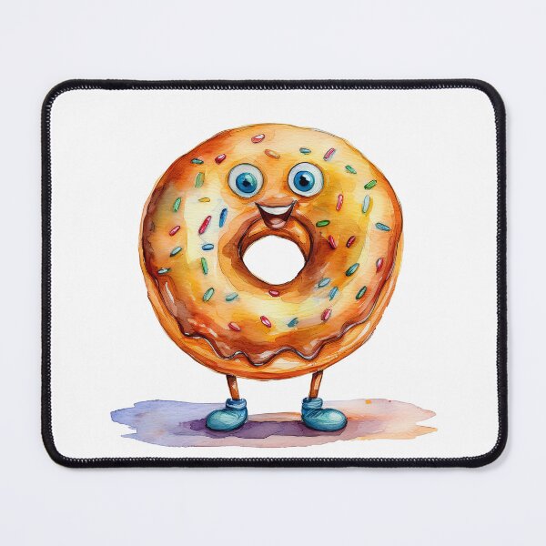 Item preview, Cute Sprinkled Doughnut designed and sold by Olive and Lily Delights.