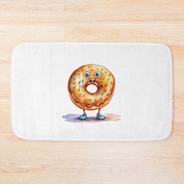 Item preview, Cute Sprinkled Doughnut designed and sold by Olive and Lily Delights.