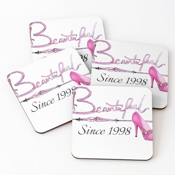 Item preview, Beautiful since 1998 birthday typography  designed and sold by happiartworks .