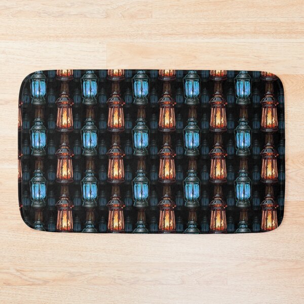 Item preview, Lantern Fire Pattern Design - Black designed and sold by PatternTitan.