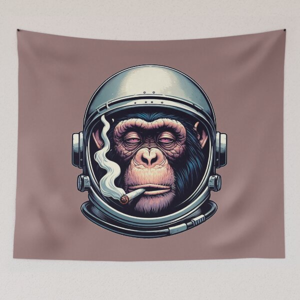 Item preview, Spacey Chimpanzee designed and sold by KingCuppaDigitalArt.