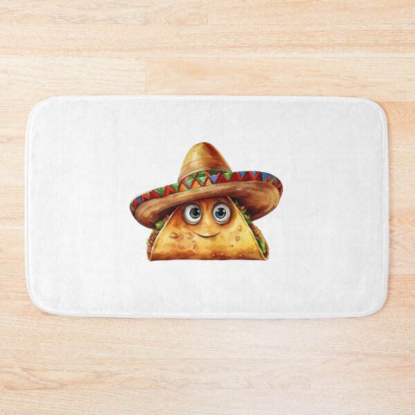 Item preview, Cute Taco with Sombrero  designed and sold by Olive and Lily Delights.