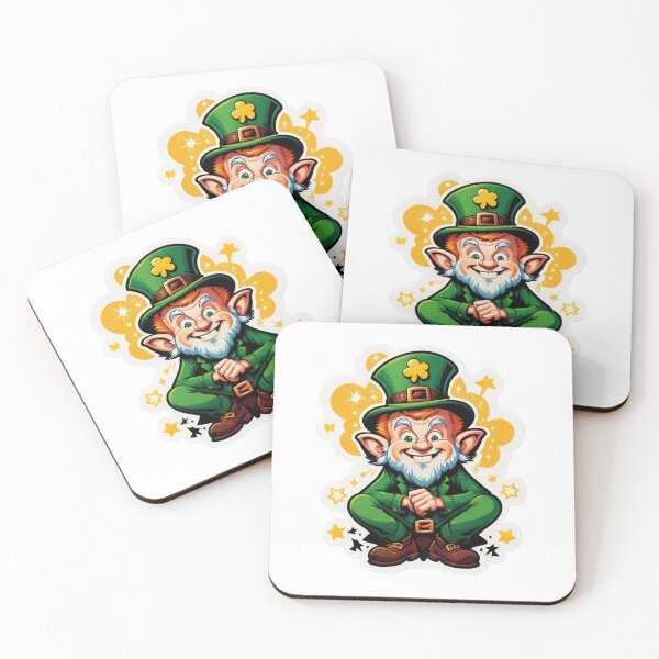 Item preview,  patrick day lucky leprechaun  sitting down sticker ,saint patrick day,leprechaun designed and sold by Expressions-Sel.
