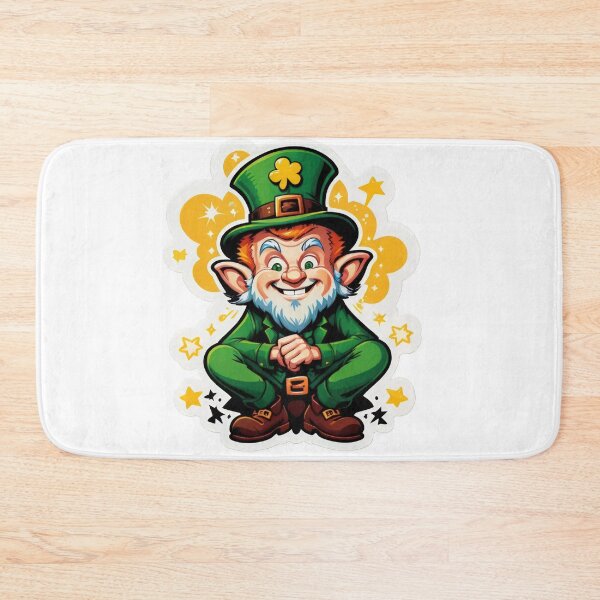 Item preview,  patrick day lucky leprechaun  sitting down sticker ,saint patrick day,leprechaun designed and sold by Expressions-Sel.