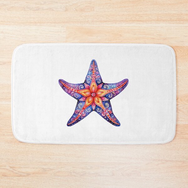 Item preview, Vibrant Starfish Mandala designed and sold by Olive and Lily Delights.