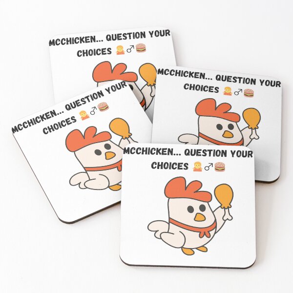 Item preview, McChicken Memes: Sarcastic Apparel, Stickers & Gifts to Question Your Fast Food Choices ?? designed and sold by Moh-nd-Eg.