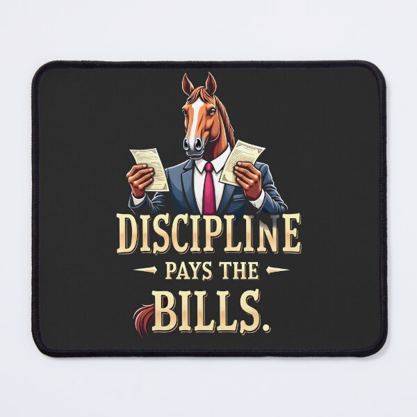 Item preview, Discipline Pays the Bills Horse Design designed and sold by FoxyJags.
