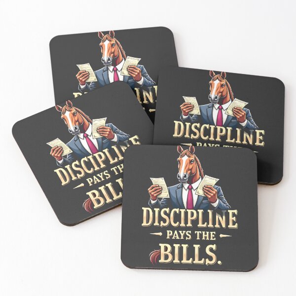 Item preview, Discipline Pays the Bills Horse Design designed and sold by FoxyJags.