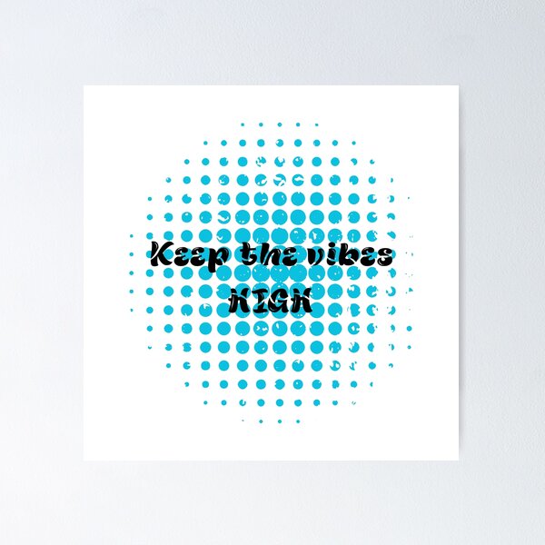 Item preview, Vibes with blue dots designed and sold by Naquo.