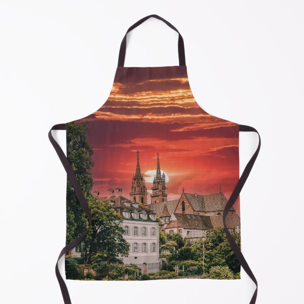 Item preview, Basel Minster at sunset designed and sold by Mauswohn.