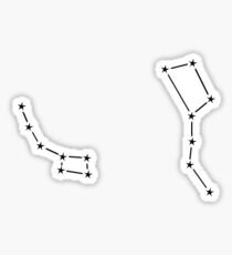Big Dipper and Little Dipper Sticker
