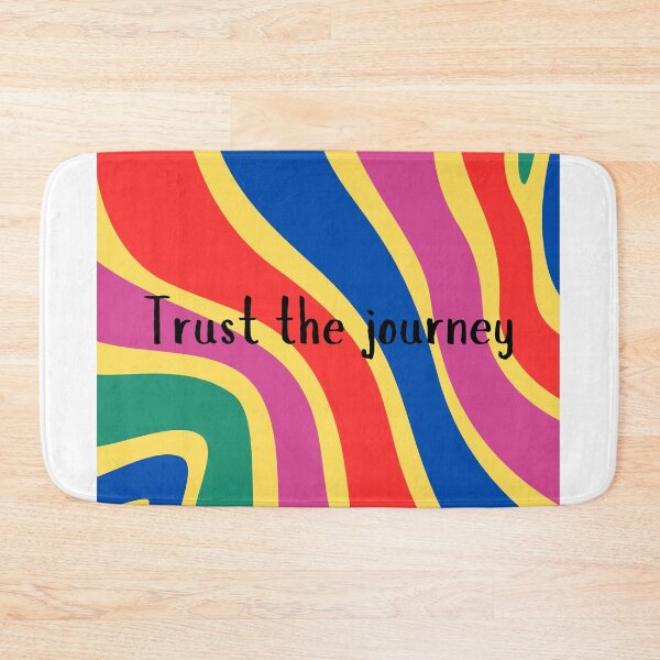 Item preview, Trust the journey with colourful swirls designed and sold by Naquo.
