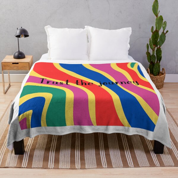 Item preview, Trust the journey with colourful swirls designed and sold by Naquo.