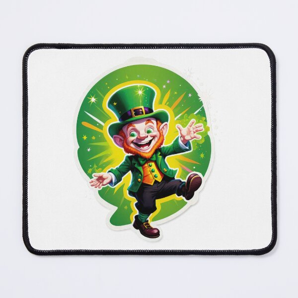 Item preview, patrick day lucky leprechaun  green happy elf sticker ,saint patrick day,leprechaun designed and sold by Expressions-Sel.