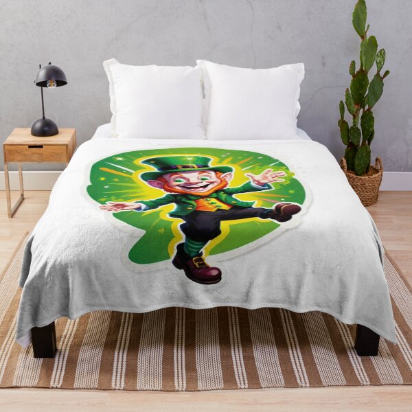 Item preview, patrick day lucky leprechaun green happy elf sticker ,saint patrick day,leprechaun designed and sold by Expressions-Sel.