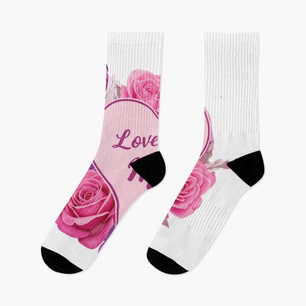 Item preview, Love You Mom Floral Heart Design designed and sold by InsightA.