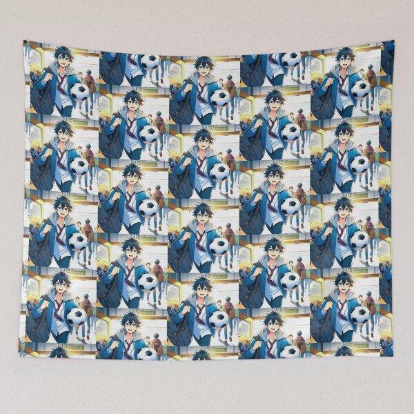 Item preview, anime style Football-loving student boy designed and sold by Dogandesighn.