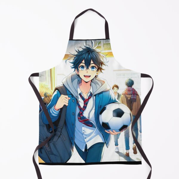 Item preview, anime style Football-loving student boy designed and sold by Dogandesighn.
