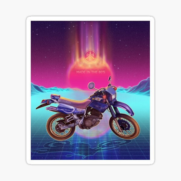 Item preview, Yamaha XT 600 Neon 80's Style designed and sold by Xeny-Art.