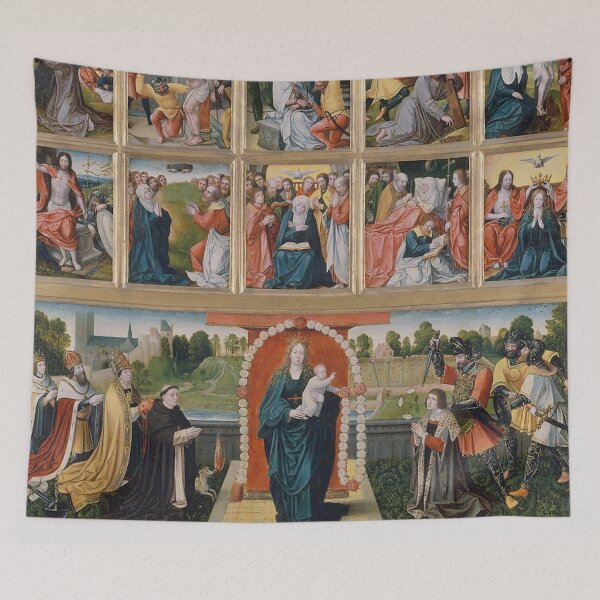 Item preview, The Fifteen Mysteries and the Virgin of the Rosary designed and sold by AnimaliaStar.