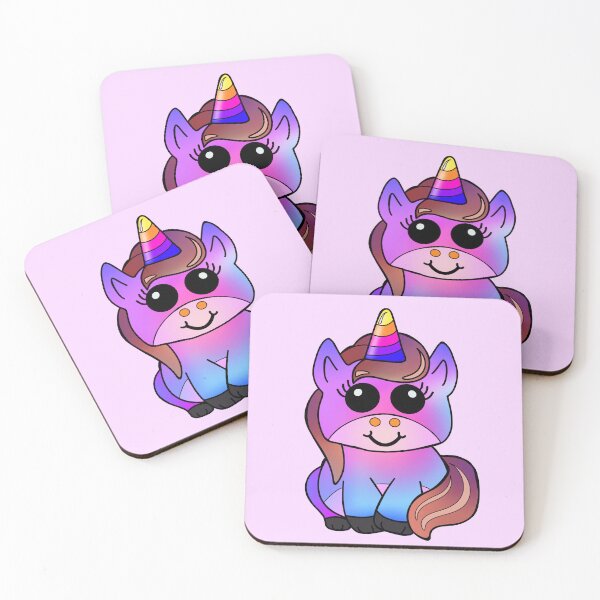 Item preview, Cute pink unicorn  designed and sold by MindfulArtSandy.