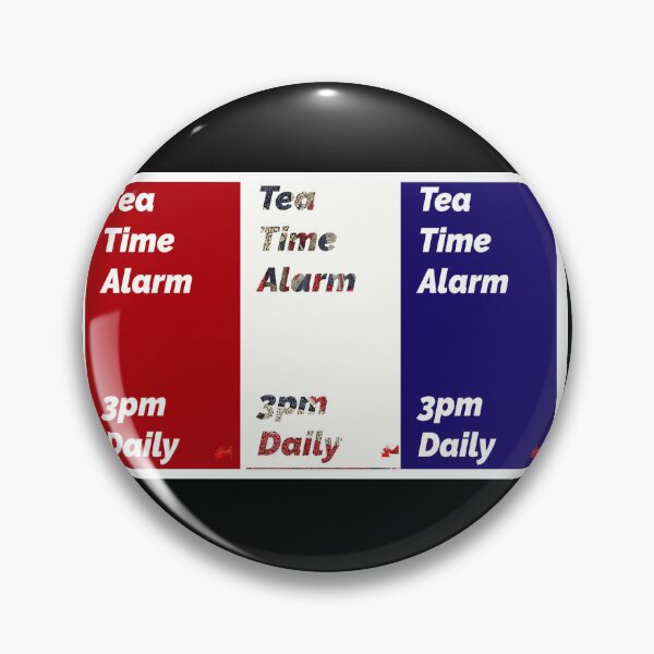 Item preview, Red White and Blue tea alarm  designed and sold by designbywhacky.