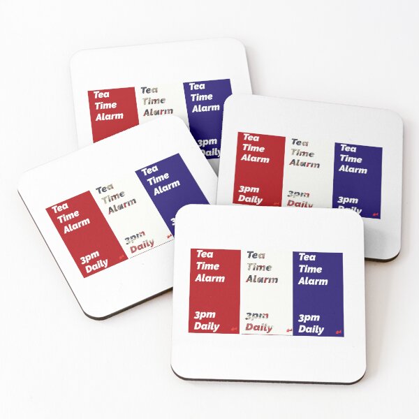 Item preview, Red White and Blue tea alarm  designed and sold by designbywhacky.