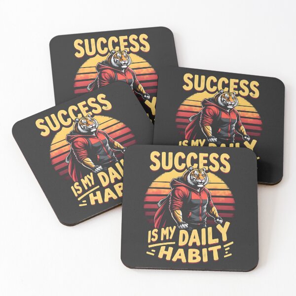 Item preview, Success Is My Daily Habit Tiger Design designed and sold by FoxyJags.