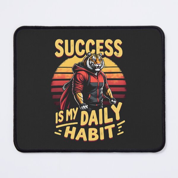 Item preview, Success Is My Daily Habit Tiger Design designed and sold by FoxyJags.