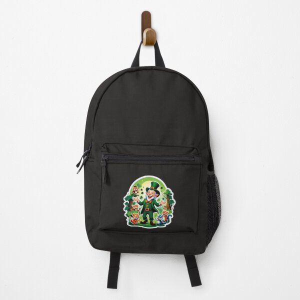 Item preview,  patrick day lucky leprechaun  in the forest with cheerful animals sticker ,saint patrick day,leprechaun designed and sold by Expressions-Sel.