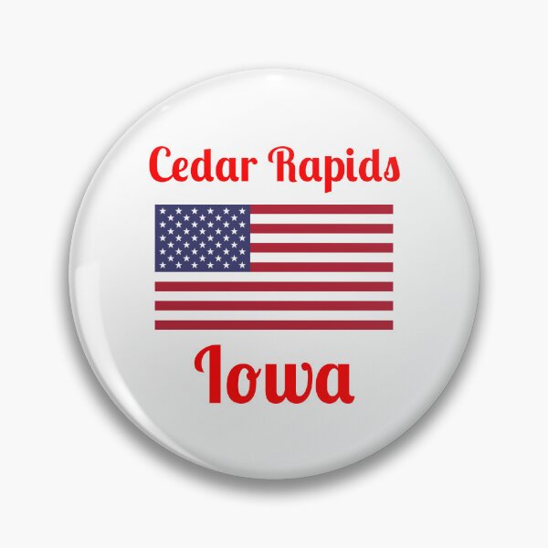 Item preview, Cedar Rapids Iowa - Stylish Prints, designed and sold by Fleetwood1994.