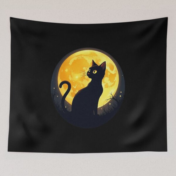 Item preview, Black Moon Cat designed and sold by VSVT.