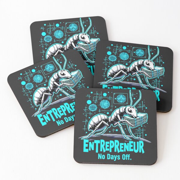 Item preview, No Days Off Ant Entrepreneur Design designed and sold by FoxyJags.