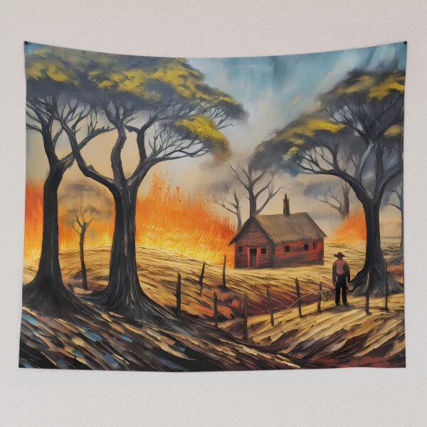 Item preview, Bushfire Series Surrounded 3 designed and sold by rainsdesigns.
