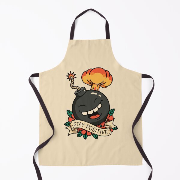 Item preview, "Stay positive" - Smiling bomb designed and sold by Tattee.