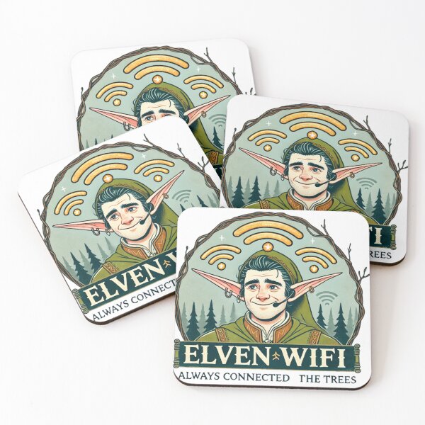 Item preview, Elf, wifi, tree, funny, humour, mix, old, new designed and sold by B-M-Store.