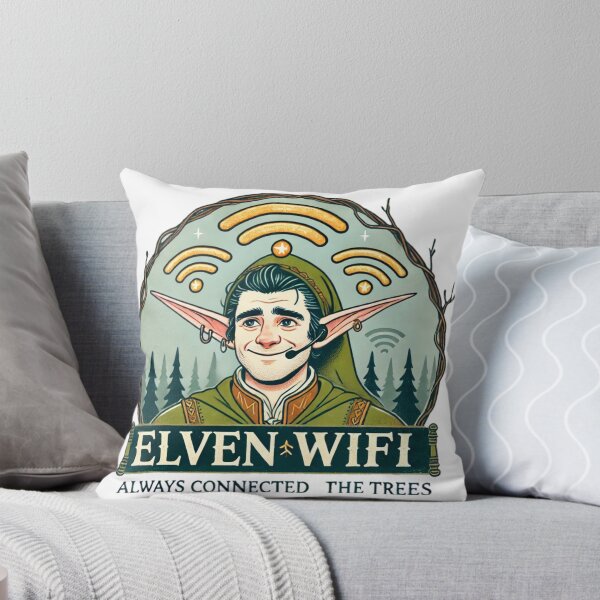 Item preview, Elf, wifi, tree, funny, humour, mix, old, new designed and sold by B-M-Store.