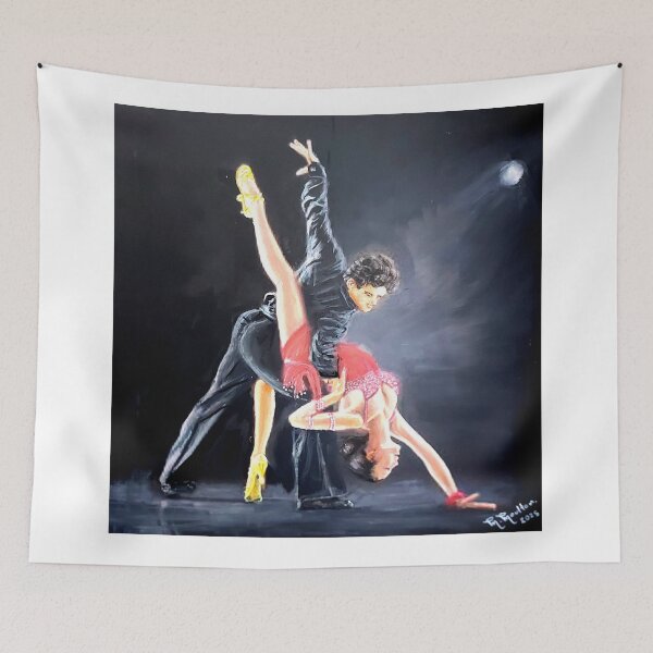 Item preview, TANGO DANCERS NUMBER FIVE designed and sold by Mackenzie Moulton International Artist .
