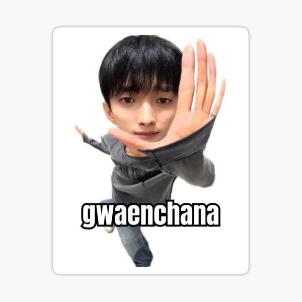 Item preview, Funny Seventeen Gwaenchana Meme designed and sold by BeabieCreates.