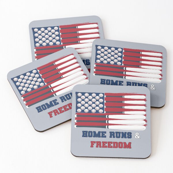 Item preview, Baseball American Flag Home Runs & Freedom USA designed and sold by tamdevo1.